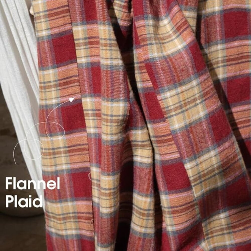 Womens Flannel Plaid Long Skirt - Picture 8 of 8